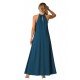 Idigo Maxi halter neck dress