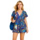 Blue Shorts jumpsuit