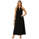 Black Maxi halter neck dress