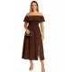 Choco Glam midi dress insta