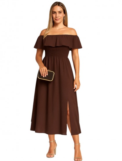 Choco Glam midi dress insta