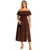 Choco Glam midi dress insta
