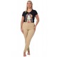 Beige Denim Slim Fit Stretch Jeggings
