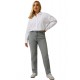 Grey Bottom Up slim fit jeans