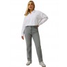 Grey Bottom Up slim fit jeans