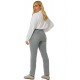 Grey Bottom Up slim fit jeans