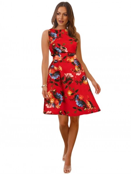 Over the knee vintage dress