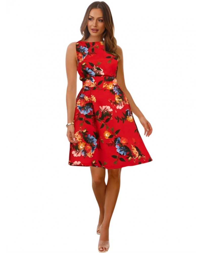 Over the knee vintage dress