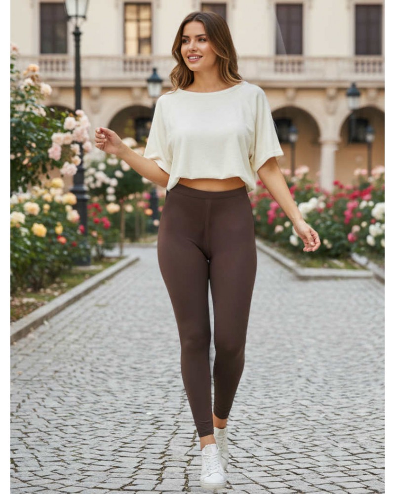 Σοκολά Σφιχτό ματ κολάν