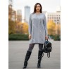 Crystal Touch Knit BlouseDress