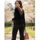 Lace V-Back Chic Sweater