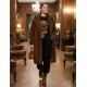 Brown teddy coat