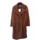 Brown teddy coat