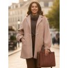 Beige Chenille half coat