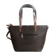 Big Monogram Print Tote Bag