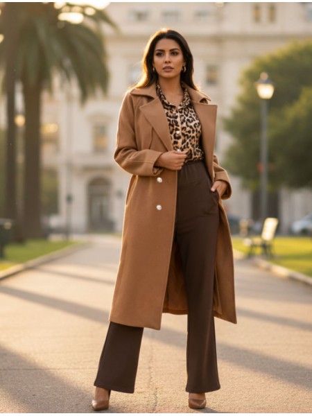 Grace belted coat