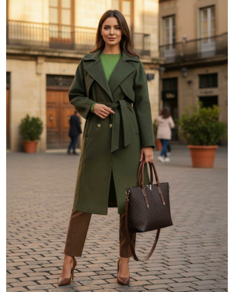 Grace belted coat